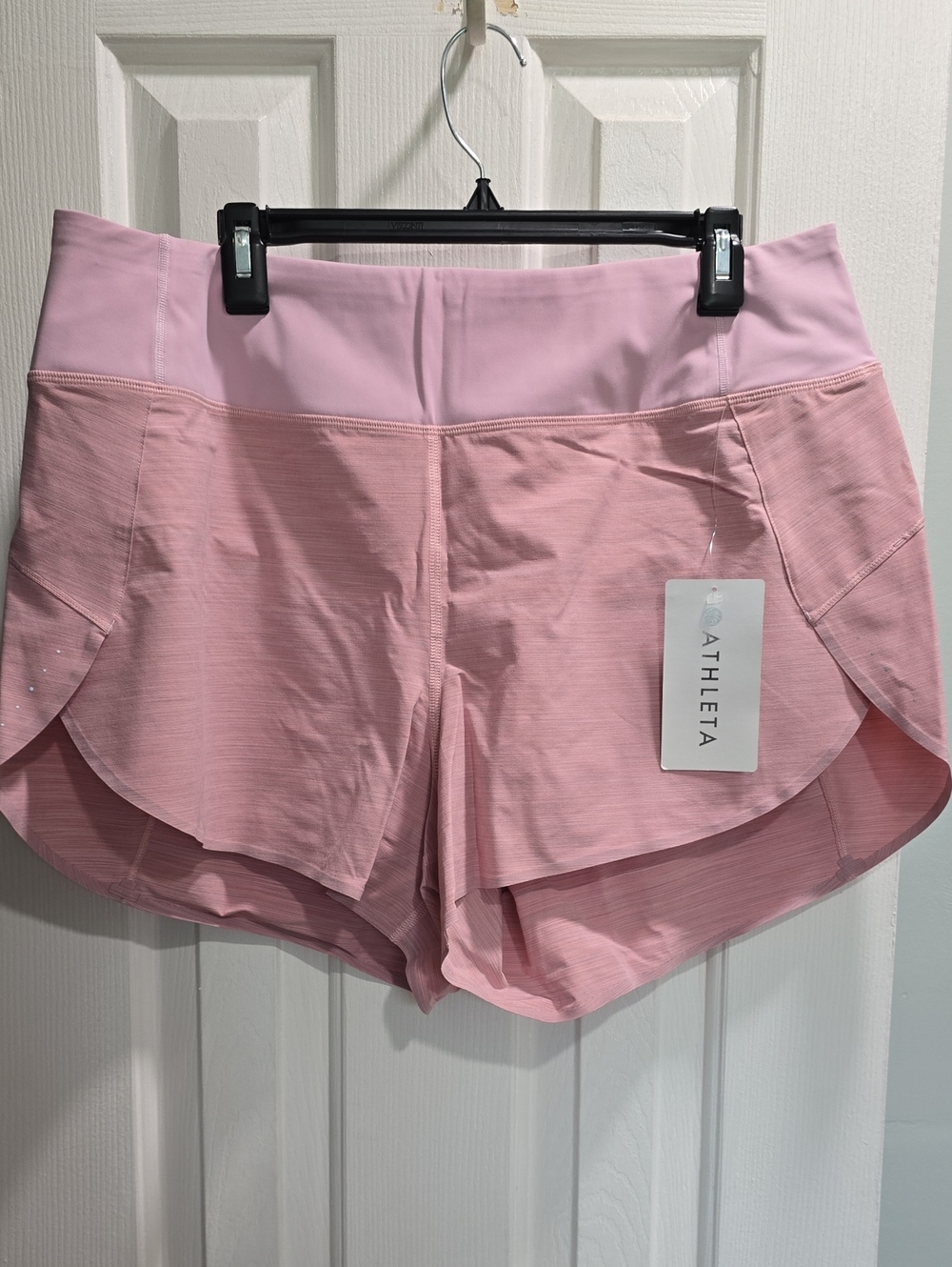 Athleta Pink Athletic Shorts Size 1X